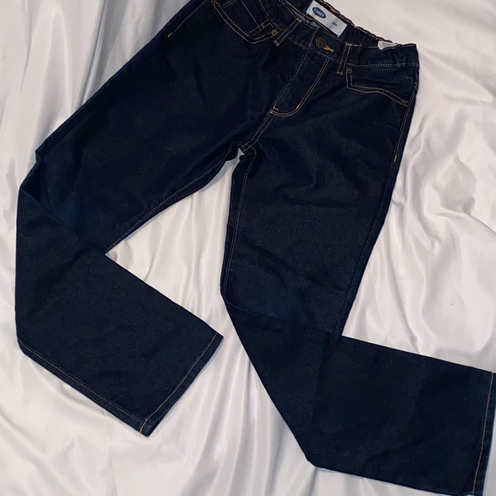 🎈Old Navy Boys Dark Blue Skinny Jeans Size:12